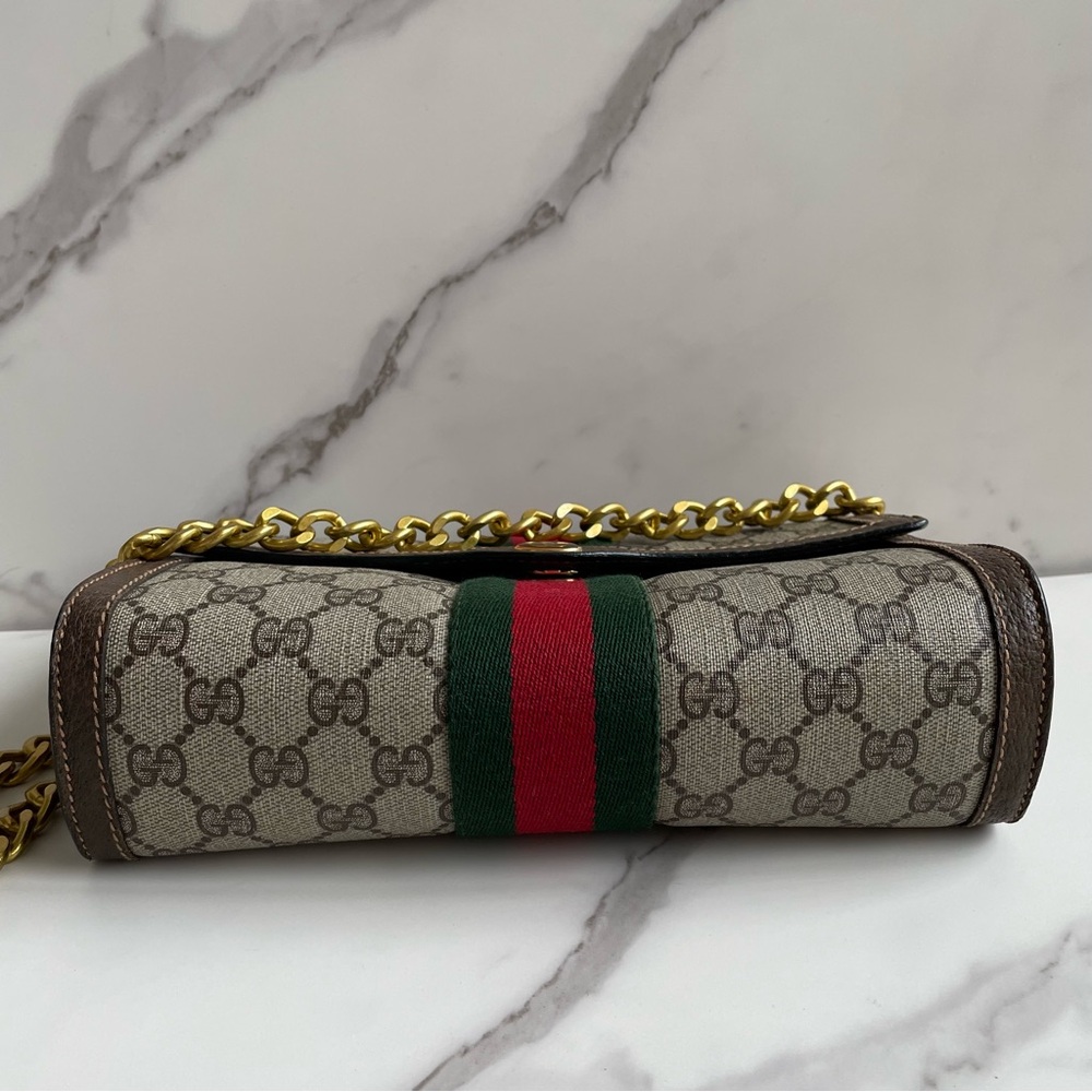 GUCCI GG Ophidia Sherry line clutch crossbody bag ❤️💚 - Picture 6 of 14